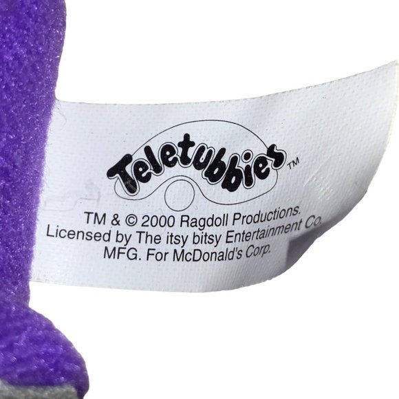 2000 Tinky Winky Purple TeleTubbies McDonald's Key Chain - Picture 3 of 10